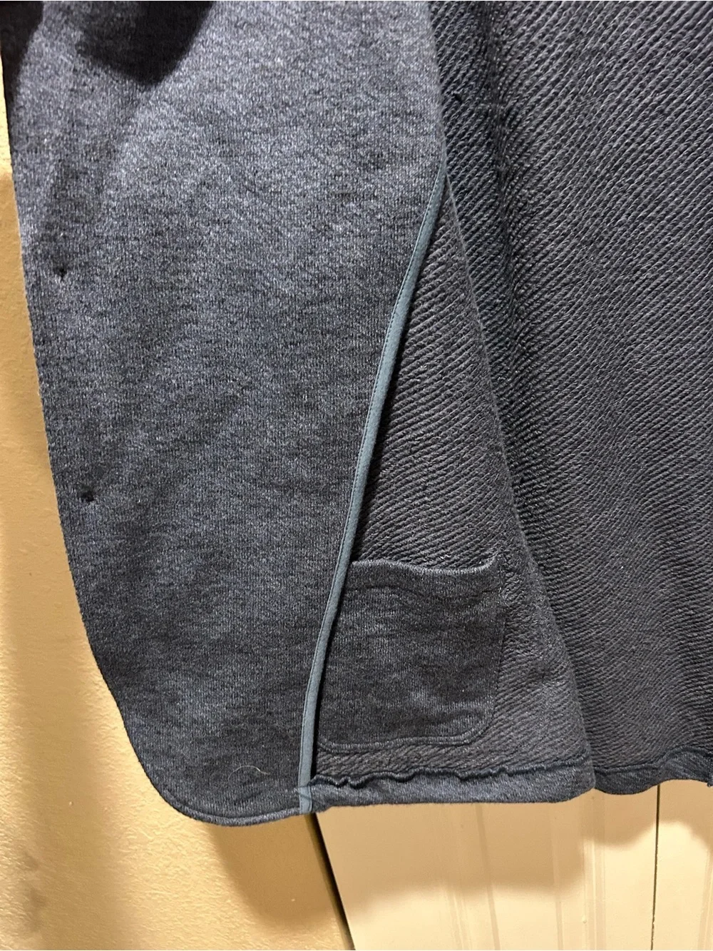 Faherty Inlet Knit Blazer Organic Cotton Deep Navy Melange, XL